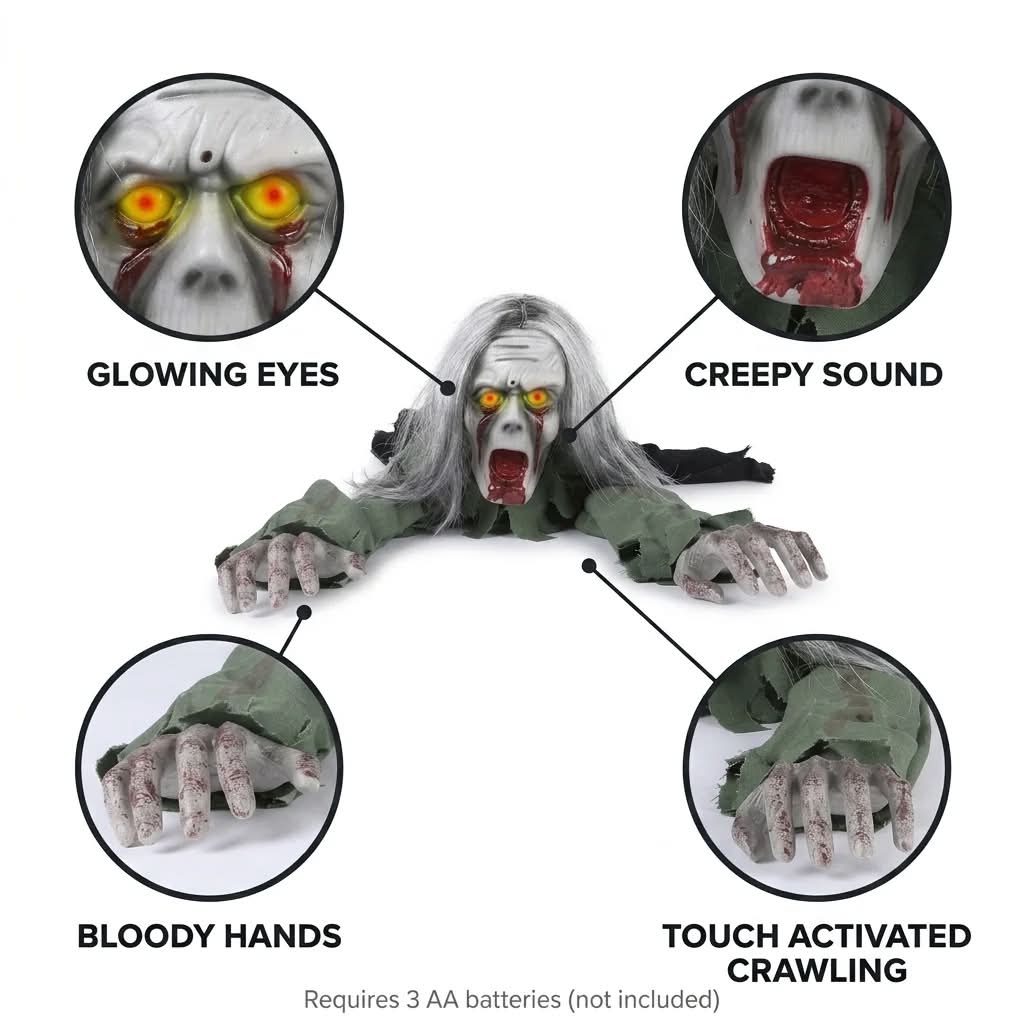 The Crawling Dead™ – Animated Halloween Zombie