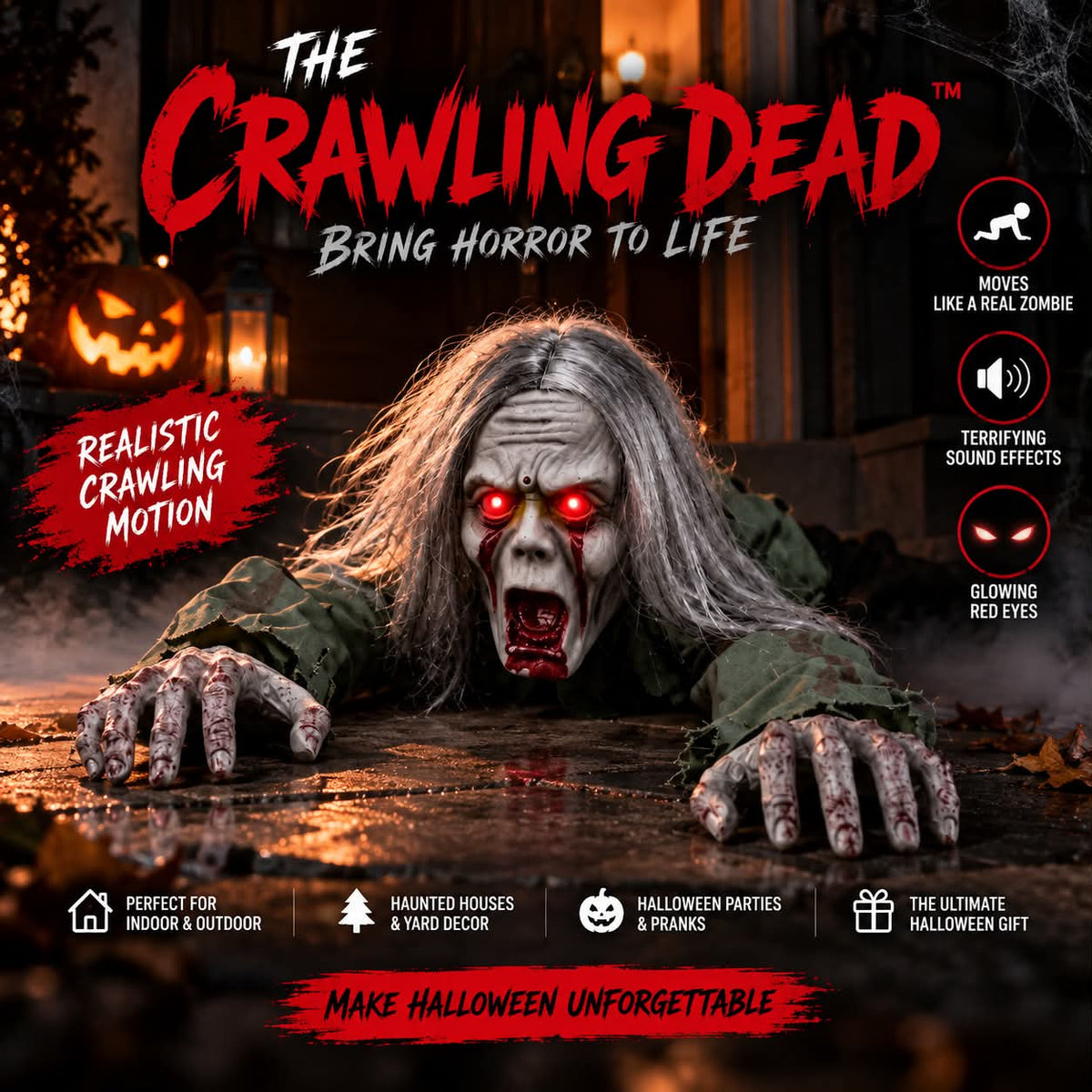 The Crawling Dead™ – Animated Halloween Zombie
